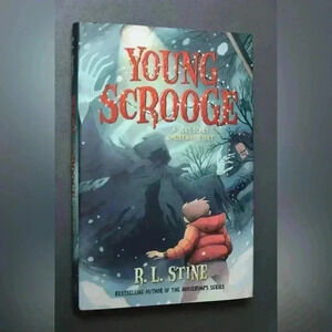 2/$25 BRAND NEW - YOUNG SCROOGE A VERY SCARY CHRISTMAS BY R.L. STINE Hardcover